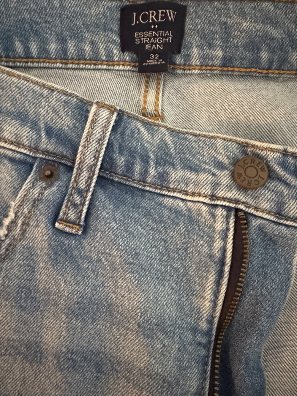 J. Crew Light Blue Straight Jeans - Essential Style